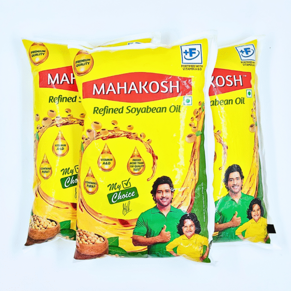 Mahakosh Soyabean Oil 1L Pouch - Image 2
