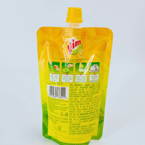 VIM LIQUID 200ML POUCH - Image 3